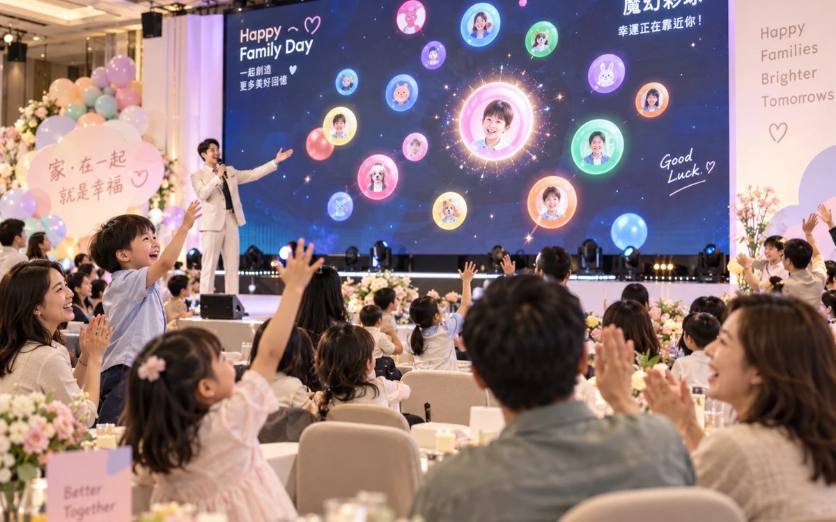 大螢幕魔幻彩球開獎